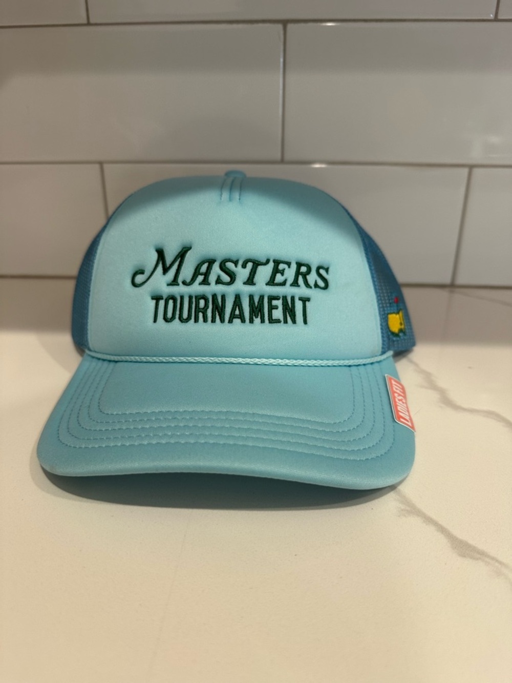 Masters Light Blue Tournament Trucker Hat